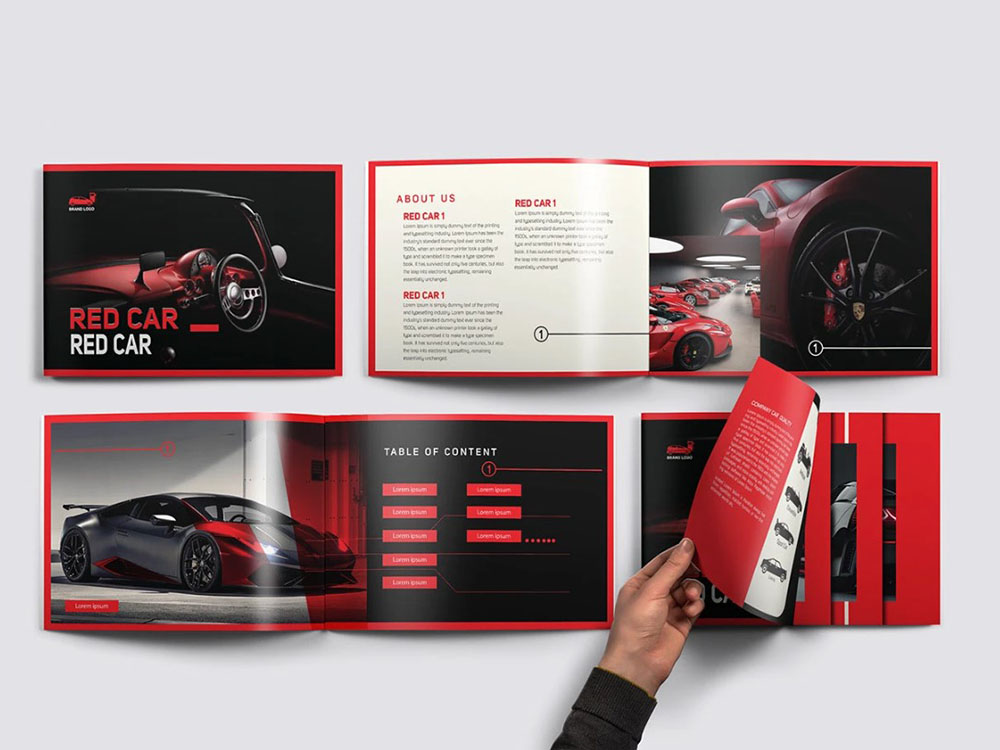 Mẫu catalogue ô tô đẹp