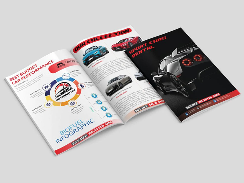 Mẫu catalogue ô tô đẹp