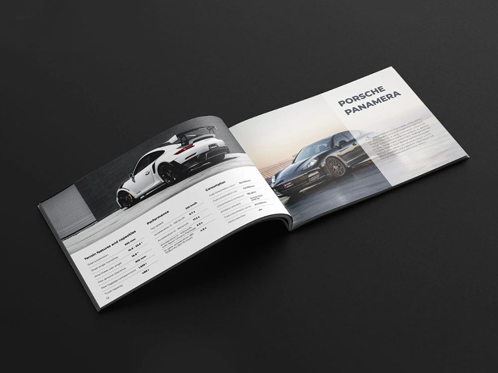 Mẫu catalogue ô tô đẹp