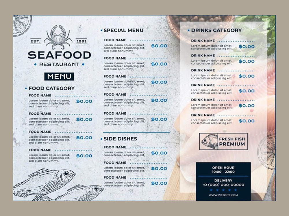 Dịch Vụ Thiết Kế Và In Ấn Menu Chuyên Nghiệp Tại Tân Nhật Minh