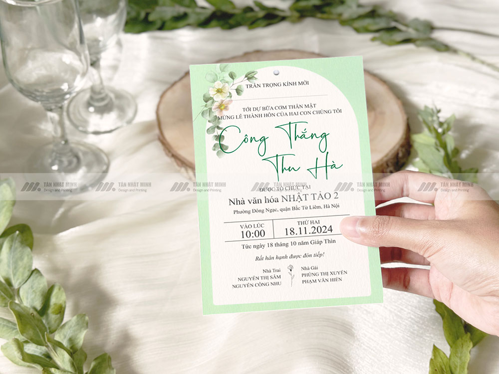 Mẫu Thiệp Cưới Đẹp